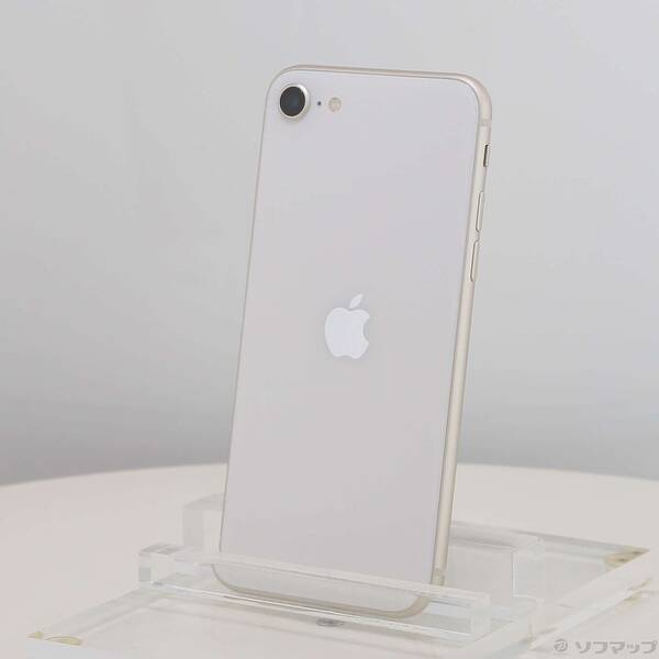【中古】Apple(アップル) iPhone SE 第3世代 128GB スターライト MMYG3J／A SIMフリー 【262-ud】