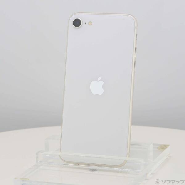 【中古】Apple(アップル) iPhone SE 第3世代 128GB スターライト MMYG3J／A SIMフリー 【368-ud】