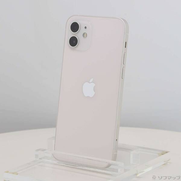 【中古】Apple(アップル) iPhone12 128GB ホワイト MGHV3J／A SIMフリー 【258-ud】