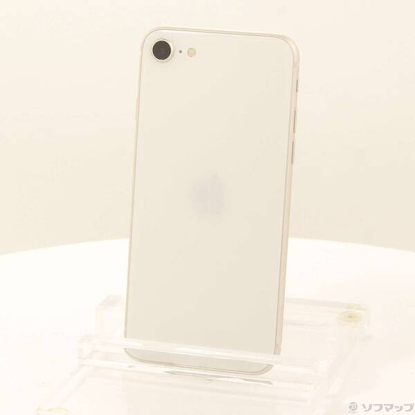 【中古】Apple(アップル) iPhone SE 第3世代 64GB スターライト MMYD3J／A SIMフリー 【262-ud】