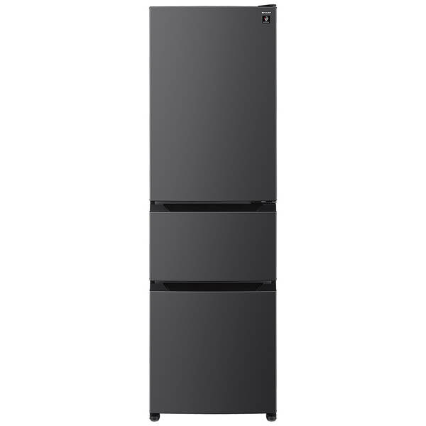 【中古】SHARP(シャープ) 〔展示品〕 冷蔵庫 マットグレー SJ-PT32R-H ［幅54.4cm ／317L ／3ドア ／右開きタイプ］ 【258-ud】