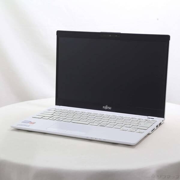 【中古】FUJITSU(富士通） LIFEBOOK UH55／C3 FMVU55C3LB ホワイト with ネイビー 〔Windows 10〕 【349-ud】