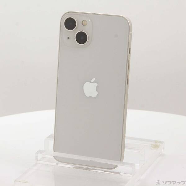 【中古】Apple(アップル) iPhone13 128GB スターライト MLND3J／A SIMフリー 【251-ud】