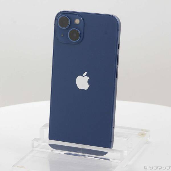 【中古】Apple(アップル) iPhone13 128GB ブルー MLNG3J／A SIMフリー 【258-ud】
