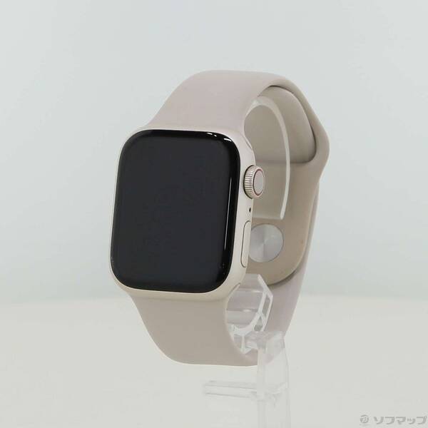 【中古】Apple(アップル) Apple Watch Series 7 GPS + Cellular 41mm スターライトアルミニウムケース スターライトスポーツバンド 【196-ud】