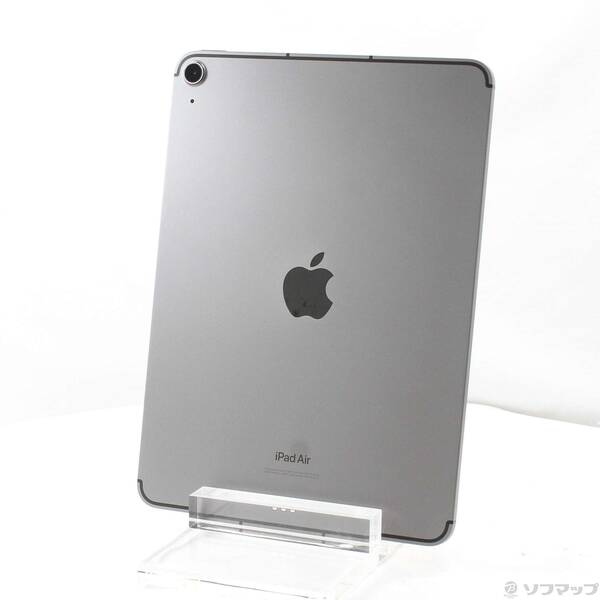 【中古】Apple(アップル) iPad Air 第5世代 64GB スペースグレイ MM6R3J／A SoftBankロック解除SIMフリー 【305-ud】