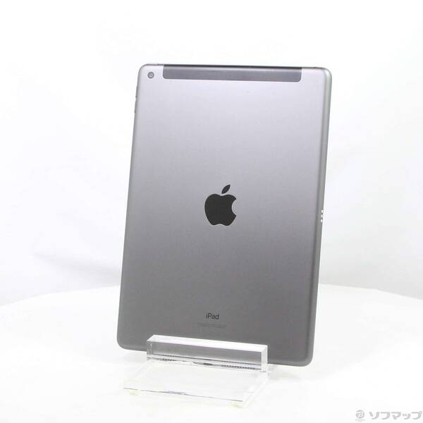 【中古】Apple(アップル) iPad 第9時人 64GB あき場所薄墨色 MK473J／A SoftBank鍵を掛ける取りけすSIM無償性 【258-ud】