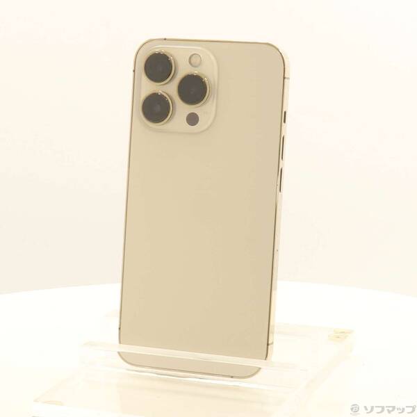 【中古】Apple(アップル) iPhone13 Pro 256GB ゴールド MLUQ3J／A SIMフリー 【262-ud】