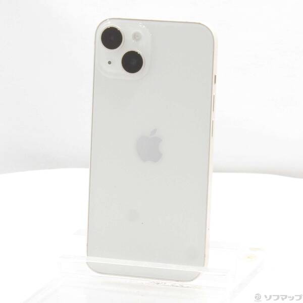 【中古】Apple(アップル) iPhone14 128GB スターライト MPUQ3J／A SIMフリー 【349-ud】