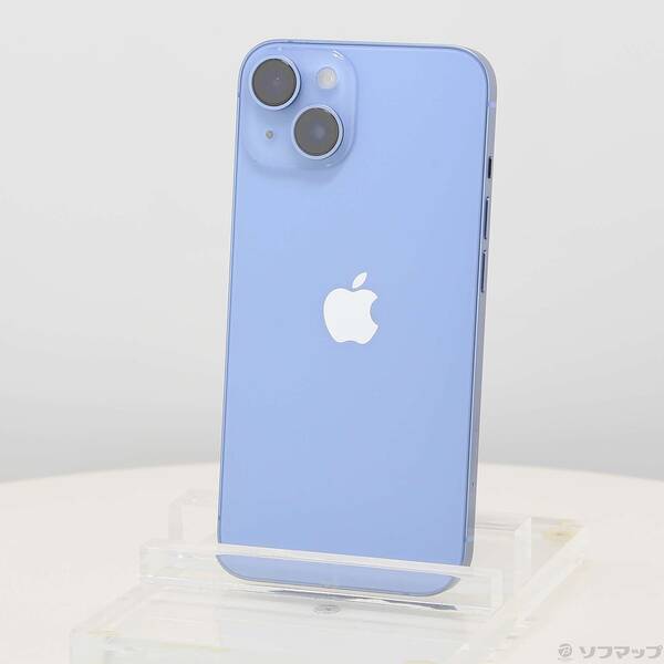 【中古】Apple(アップル) iPhone14 128GB ブルー MPVJ3J／A SIMフリー 【276-ud】