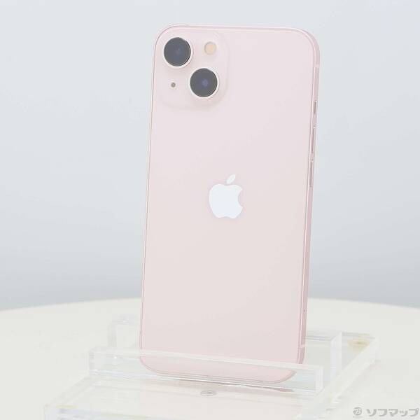 【中古】Apple(アップル) iPhone13 128GB ピンク MLNE3J／A SIMフリー 【276-ud】