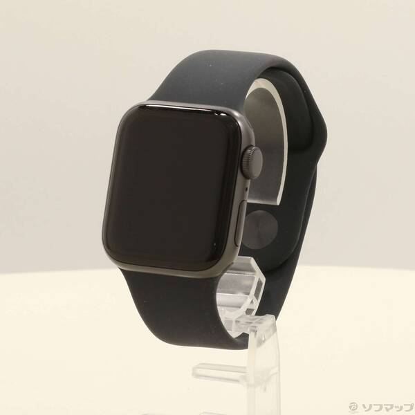 【中古】Apple(アップル) Apple Watch SE 第1世代 GPS 40mm スペースグレイアルミニウムケース ミッドナイトスポーツバンド 【276-ud】
