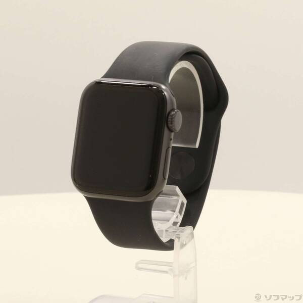 【中古】Apple(アップル) Apple Watch SE 第1時人 GPS 40粍 スペースグレイアルミニウムケース 黒いこと運動競技ダンス楽隊 【276-ud】