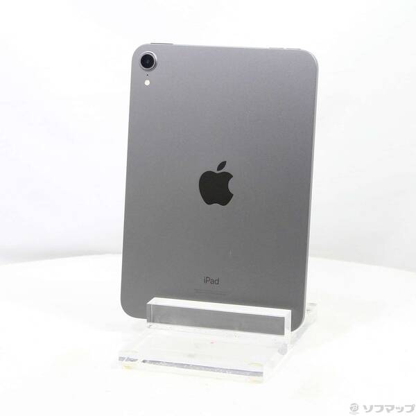 【中古】Apple(アップル) iPad mini 第6世代 64GB スペースグレイ FK7M3J／A Wi-Fi 【305-ud】