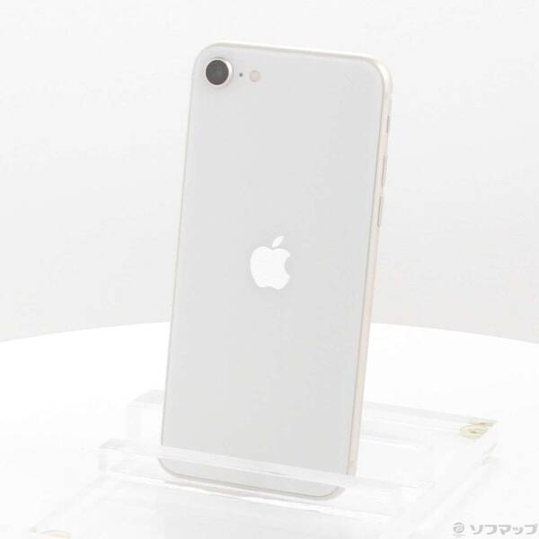 【中古】Apple(アップル) iPhone SE 第3世代 64GB スターライト MMYD3J／A SIMフリー 【305-ud】