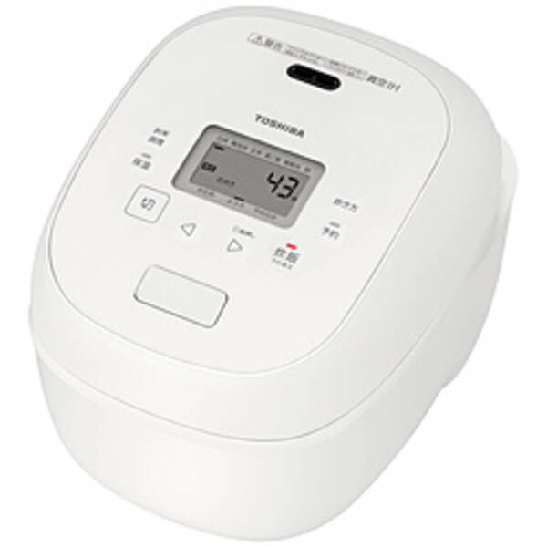 【中古】TOSHIBA(東芝) 炊飯ジャー　東芝真空IH 炎匠炊き ミルキーホワイト RC-10RXA-W ［5.5合 ／IH］ 〔箱破損品〕 【276-ud】 18,453円