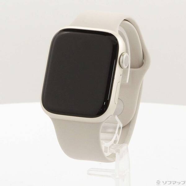 【中古】Apple(アップル) Apple Watch Series 8 GPS 45mm スターライトアルミニウムケース スターライトスポーツバンド 【262-ud】