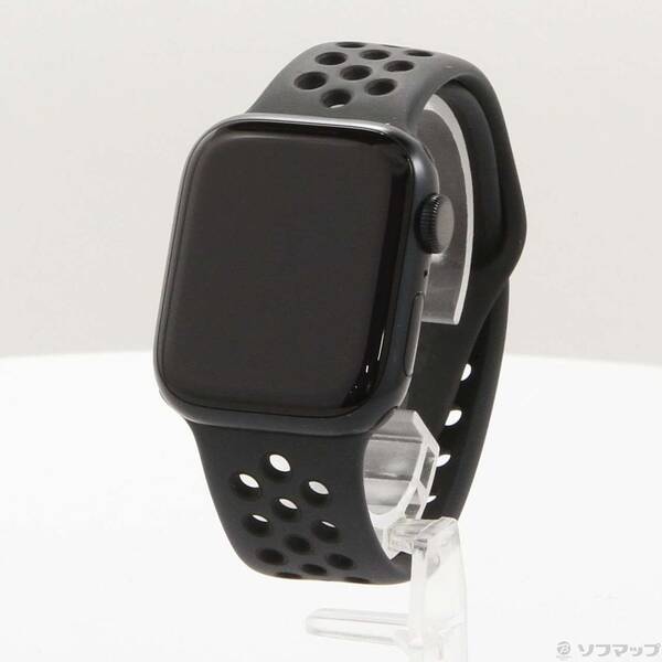 【中古】Apple(アップル) Apple Watch Series 7 Nike GPS 41mm ミッドナイトアルミニウムケース アンスラサイト／ブラックNIKEスポーツバンド 【262-ud】