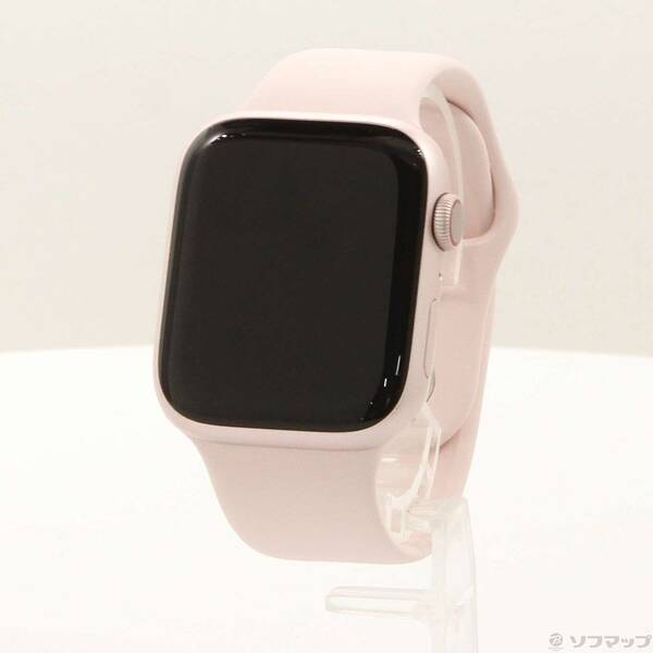 【中古】Apple(アップル) Apple Watch Series 9 GPS + Cellular 45mm ピンクアルミニウムケース ライトピンクスポーツバンド 【269-ud】