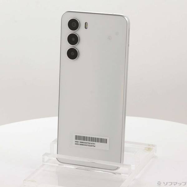 【中古】ZTE nubia S 5G 128GB 白いこと A403ZT Y!mobile SIM無償性 【196-ud】