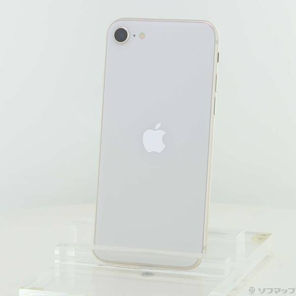 【中古】Apple(アップル) iPhone SE 第3世代 128GB スターライト MMYG3J／A SIMフリー 【352-ud】
