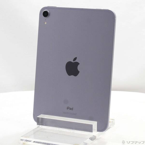【中古】Apple(アップル) iPad mini 第6世代 64GB パープル MK8E3J／A SIMフリー 【352-ud】