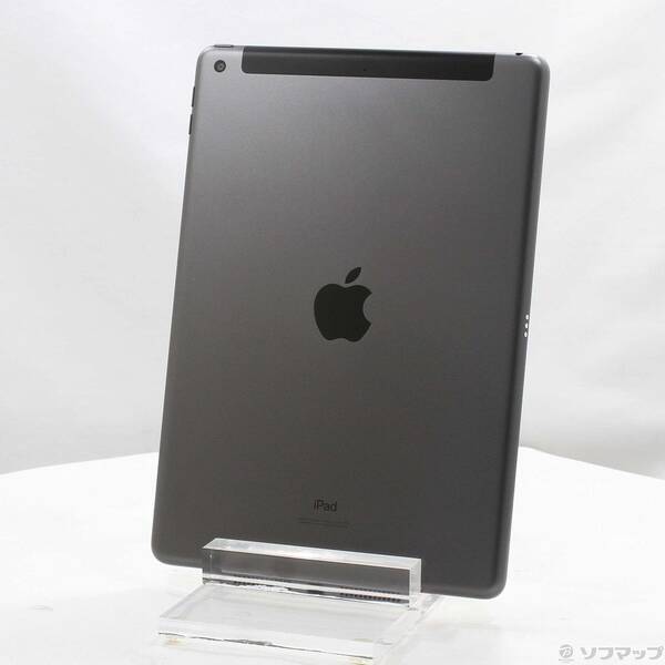 【中古】Apple(アップル) iPad 第7世代 32GB スペースグレイ MW6A2J／A docomoロック解除SIMフリー 【349-ud】
