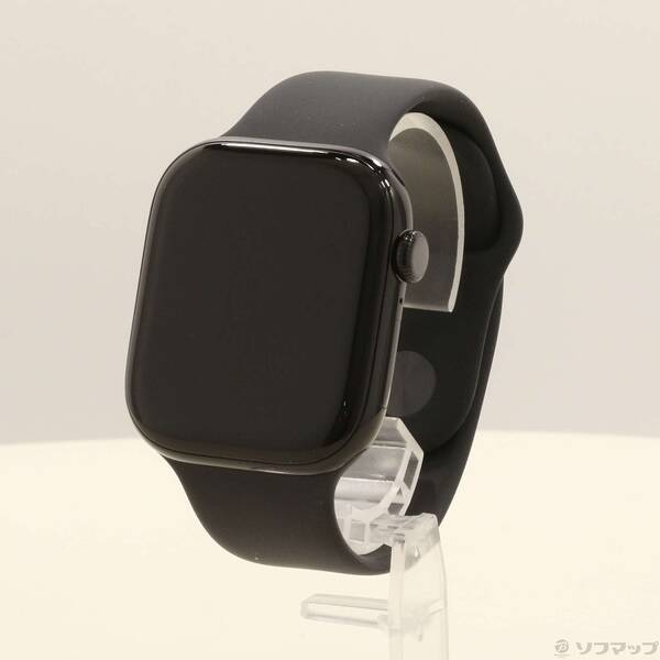 【中古】Apple(アップル) Apple Watch Series 10 GPS + Cellular 46mm ジェットブラックアルミニウムケース ブラックスポーツバンド 【262-ud】