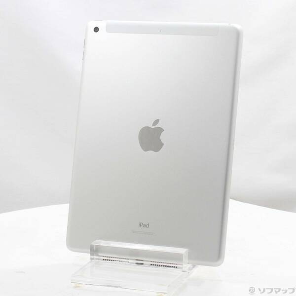 【中古】Apple(アップル) iPad 第9時人 64GB しろがね色 MK493J／A SoftBank鍵を掛ける取りけすSIM無償性 【349-ud】