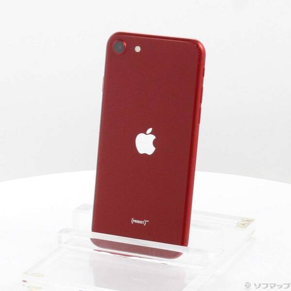 【中古】Apple(アップル) iPhone SE 第3世代 128GB プロダクトレッド MMYH3J／A SIMフリー 【262-ud】