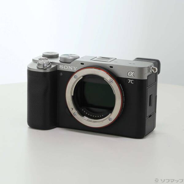 【中古】SONY(ソニー) α7C 上半身 しろがね色 【198-ud】