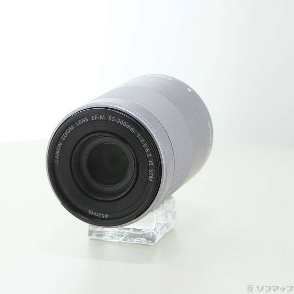 【中古】Canon(キヤノン) EF-M55-200MM F4.5-6.3 IS STM シルバー 【198-ud】