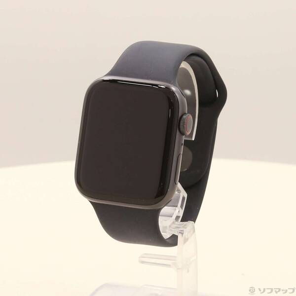 【中古】Apple(アップル) Apple Watch SE 第1世代 GPS + Cellular 44mm スペースグレイアルミニウムケース ミッドナイトスポーツバンド 【198-ud】