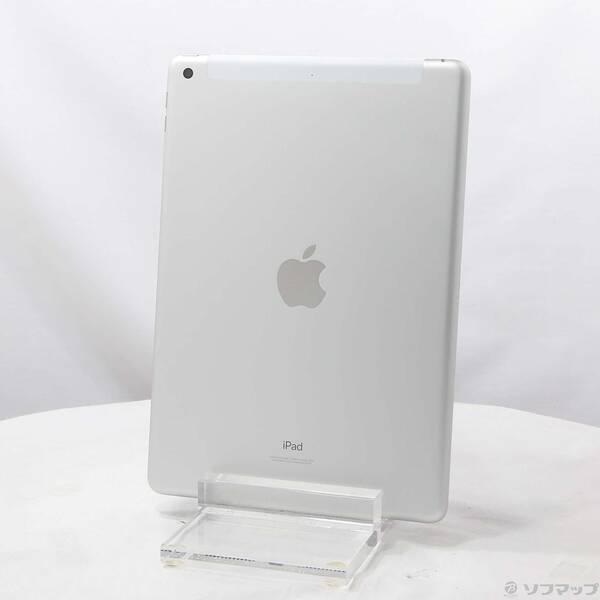 【中古】Apple(アップル) iPad 第9時人 64GB しろがね色 MK493J／A au鍵を掛ける取りけすSIM無償性 【198-ud】