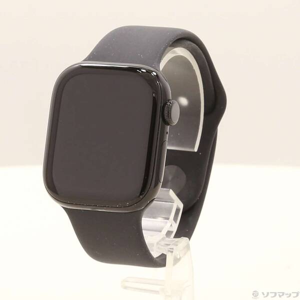【中古】Apple(アップル) Apple Watch Series 10 GPS 42mm ジェットブラックアルミニウムケース ブラックスポーツバンド 【198-ud】