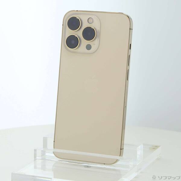 【中古】Apple(アップル) iPhone13 Pro 256GB ゴールド MLUQ3J／A SIMフリー 【198-ud】