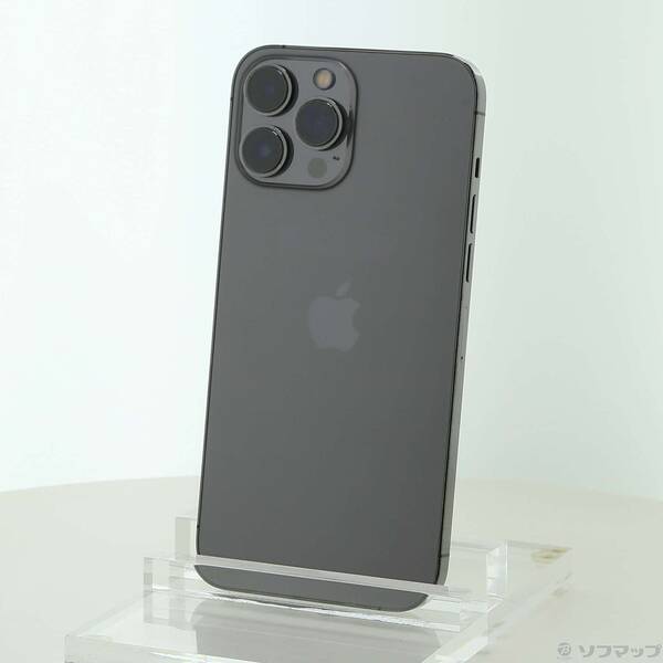 【中古】Apple(アップル) iPhone13 Pro Max 128GB グラファイト MLJ43J／A SIMフリー 【198-ud】