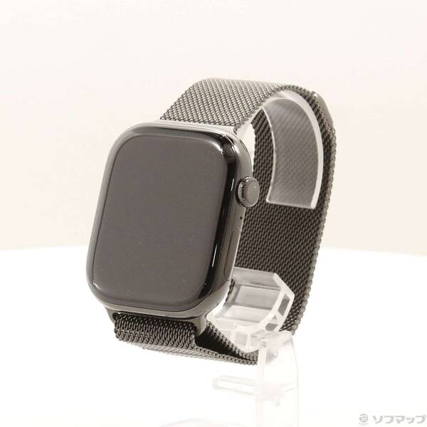 【中古】Apple(アップル) 〔展示品〕 Apple Watch Series 11 GPS + Cellular 46mm スレートチタニウムケース スレートミラネーゼループ 【198-ud】