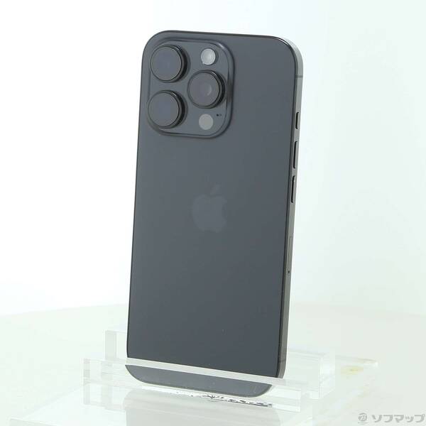 【中古】Apple(アップル) iPhone16 Pro 256GB ブラックチタニウム MYN03J／A SIMフリー 【198-ud】