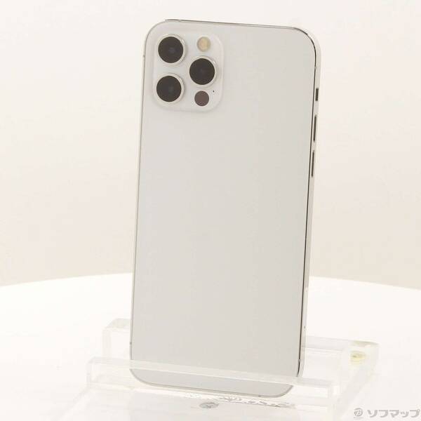 【中古】Apple(アップル) iPhone12 Pro 128GB シルバー MGM63J／A SIMフリー 【198-ud】