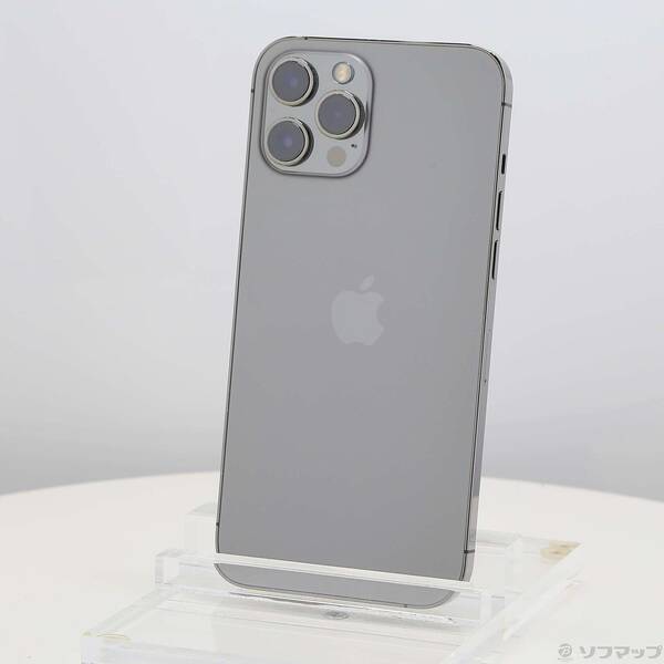 【中古】Apple(アップル) iPhone12 Pro Max 128GB グラファイト MGCU3J／A SIMフリー 【198-ud】