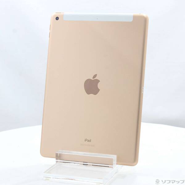 【中古】Apple(アップル) iPad 第7世代 32GB ゴールド MW6D2J／A auロック解除SIMフリー 【198-ud】