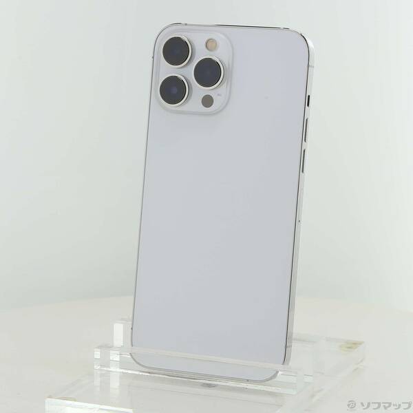 【中古】Apple(アップル) iPhone13 Pro Max 512GB シルバー MLJT3J／A SIMフリー 【198-ud】