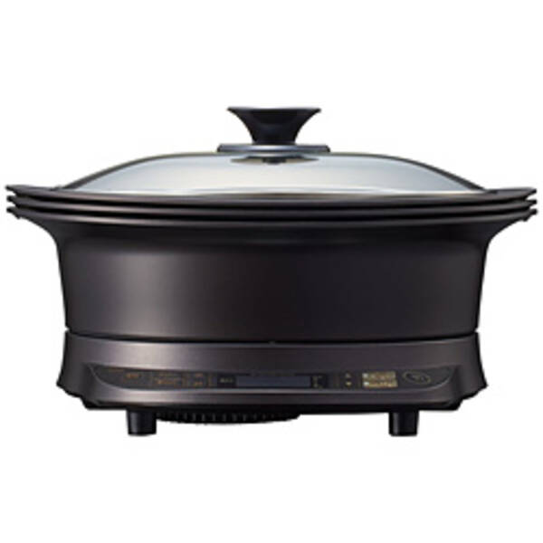 【中古】コイズミ 〔展示品〕 IHグリル鍋 グレー KIH1412H ［プレート2枚］ 【198-ud】