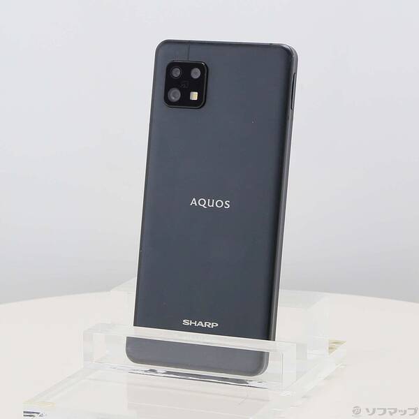 【中古】SHARP(シャープ) AQUOS sense6 64GB ブラック SH-M19 SIMフリー 【258-ud】
