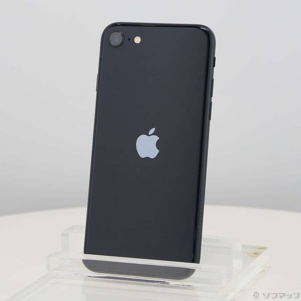 【中古】Apple(アップル) iPhone SE 第3世代 64GB ミッドナイト MMYC3J／A SIMフリー 【198-ud】