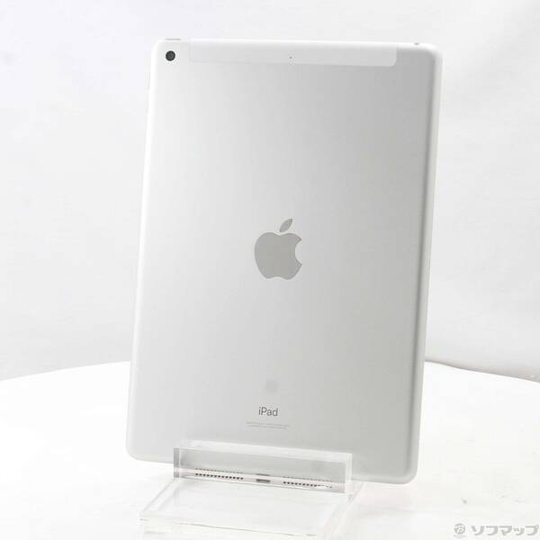 【中古】Apple(アップル) iPad 第9時人 64GB しろがね色 MK493J／A SoftBank鍵を掛ける取りけすSIM無償性 【198-ud】