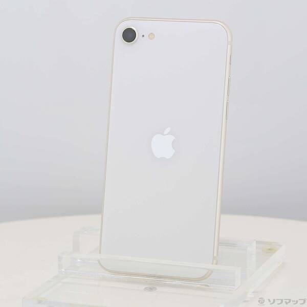 【中古】Apple(アップル) iPhone SE 第3世代 64GB スターライト MMYD3J/A SIMフリー 【258-ud】