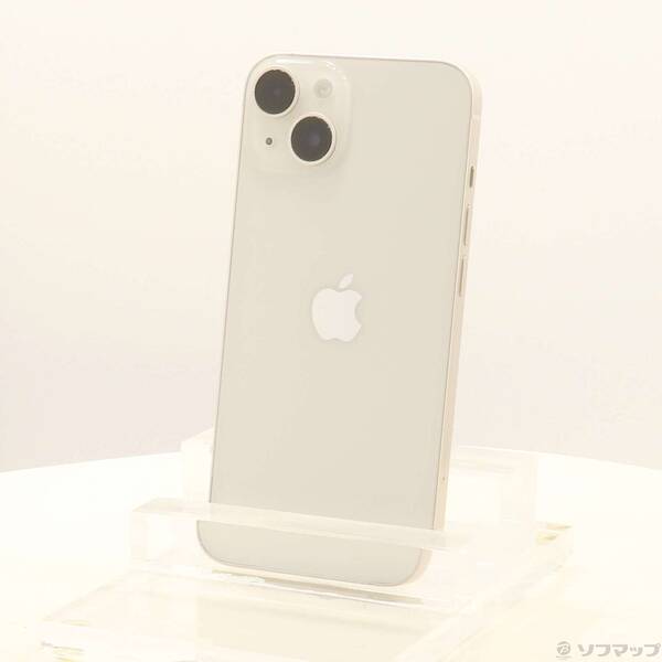 【中古】Apple(アップル) iPhone14 256GB スターライト MPW33J／A SIMフリー 【276-ud】