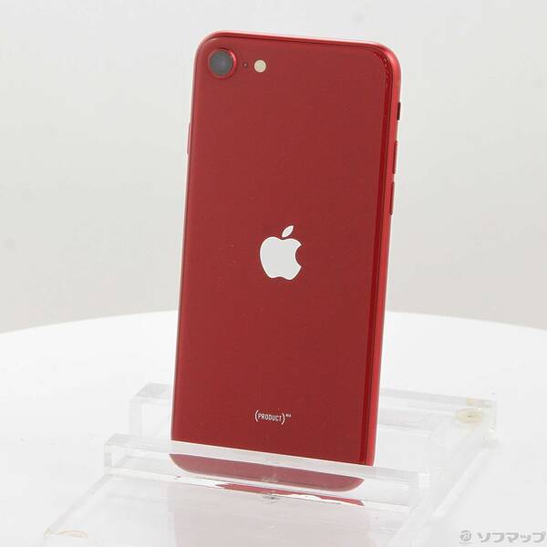 【中古】Apple(アップル) iPhone SE 第3世代 128GB プロダクトレッド MMYH3J／A SIMフリー 【269-ud】